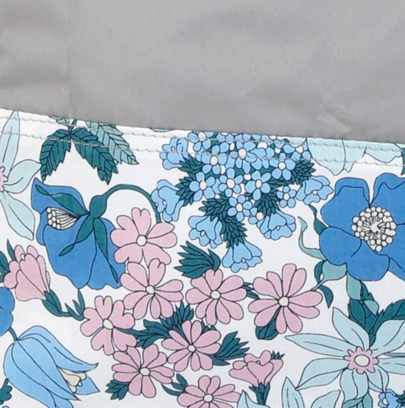 【新作】紀ノ国屋×リバティ柄エコバッグ登場　花柄3色・折りたたみ＆カラビナ付きで持ち運び便利