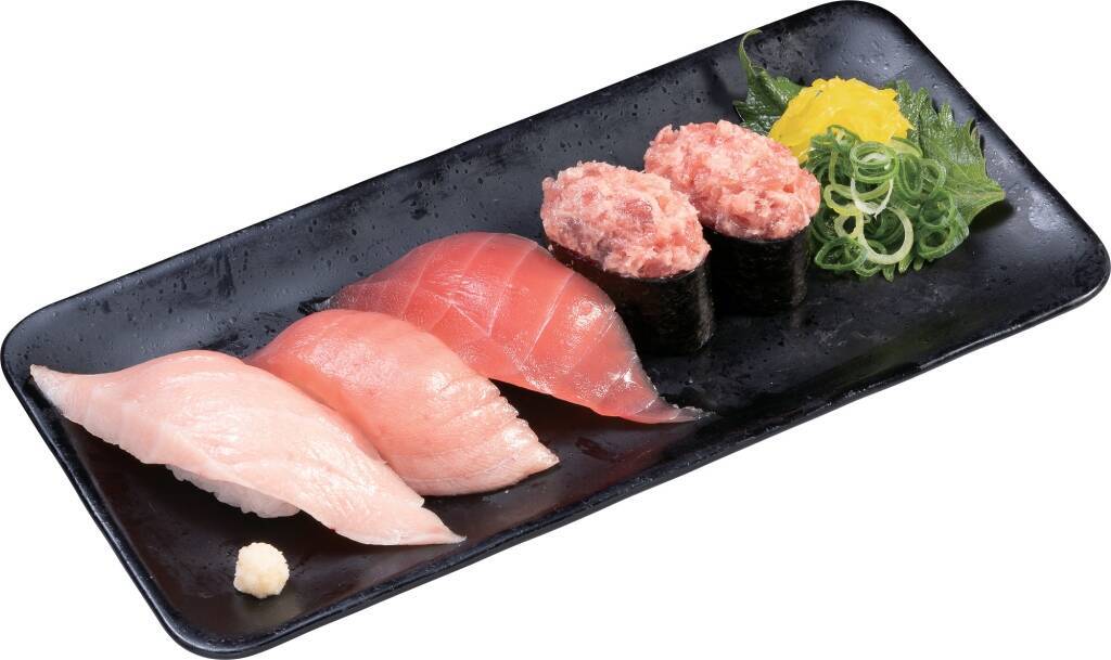 かっぱ寿司「かっぱの大切りまぐろ祭り」開催、人気No.1ネタ「まぐろ」が1貫99円、漬け･炙りなどさまざまな“まぐろ”を大切りで提供
