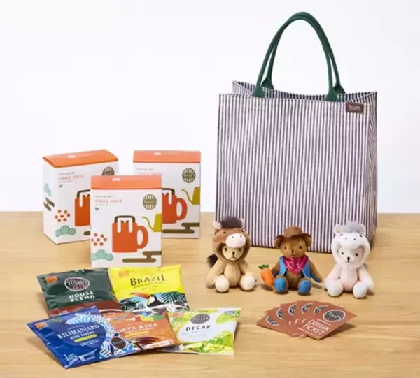 「【タリーズ福袋】トートバッグ、ミニテディ、コーヒー豆、ドリンクチケットなど【オンラインストア･楽天市場店限定販売】」の画像