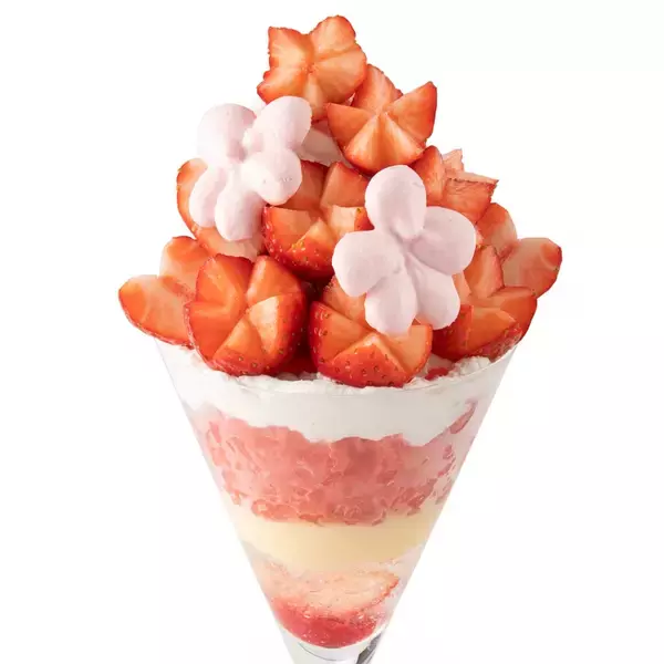「【タカノフルーツパーラー】花束がモチーフの母の日限定パフェ全9種が登場」の画像