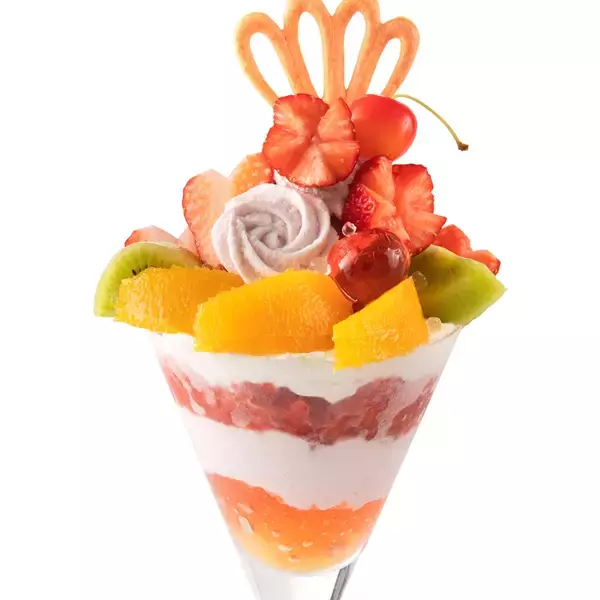 「【タカノフルーツパーラー】花束がモチーフの母の日限定パフェ全9種が登場」の画像