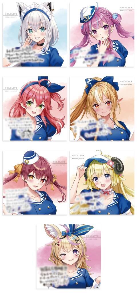 ホロライブ ローソンキャンペーン配布グッズはアートパネル・ポスター・クリアファイル、湊あくあ・さくらみこ・白上フブキら7人登場