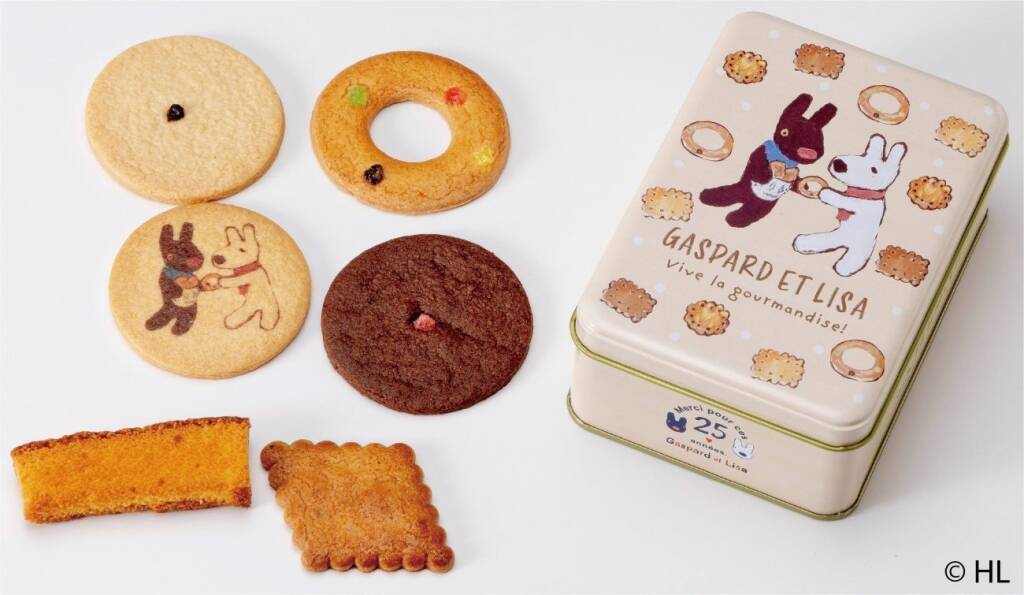 【明治屋×リサとガスパール】オリジナルクッキー缶やショッパーバッグ、マシュマロを数量限定で発売