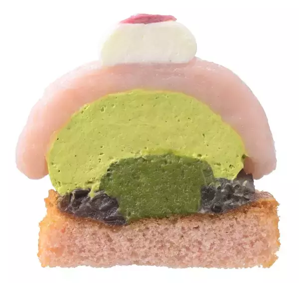 「【銀座コージーコーナー】桜×和素材のケーキ2品発売/ぎゅうひを使ったもちもち食感の「さくらのケーキ」、抹茶やあんこを合わせた「さくらと抹茶のモンブラン」」の画像