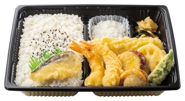 ほっともっと、サワラを使った「天ぷら御膳」700円発売、エビ･イカ･ホタテ･スナップエンドウ･さつまいも･レンコンの天ぷらも盛り合わせ、3月21日から数量限定
