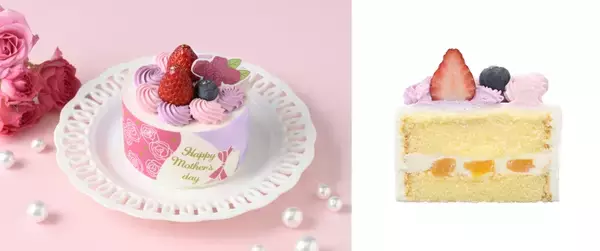 「コージーコーナー2024年「母の日限定ケーキ」予約開始、母の日ベリーセレクション･フラワープリンセス･コージープリンセスなど、11日･12日購入でカーネーション造花プレゼントも」の画像