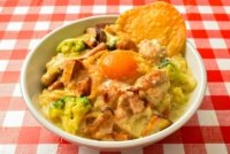 大サイズは1kg超「にんにくとチーズの濃厚ソース シュクメルリ風パスタ」発売【スパゲッティーのパンチョ】