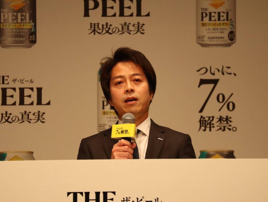 「THE PEEL」から新商品「ALC.7%」発売、昨年は4000万本を販売　狭義ビールユーザーの“自分向けのRTD”に【サントリー】