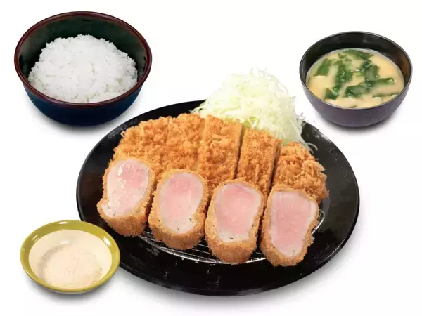 「【松のや】新メニュー「極厚レアヒレかつ定食」発売、低温調理で“劇的しっとり新次元食感”」の画像