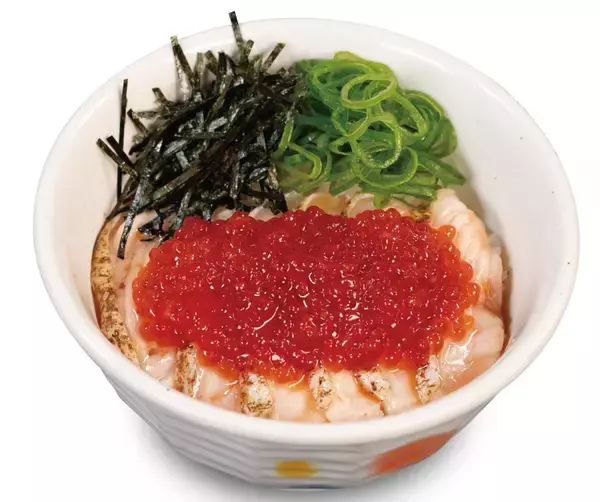 【松屋】炙りサーモン×いくらの贅沢海鮮丼が新登場、3品を発売