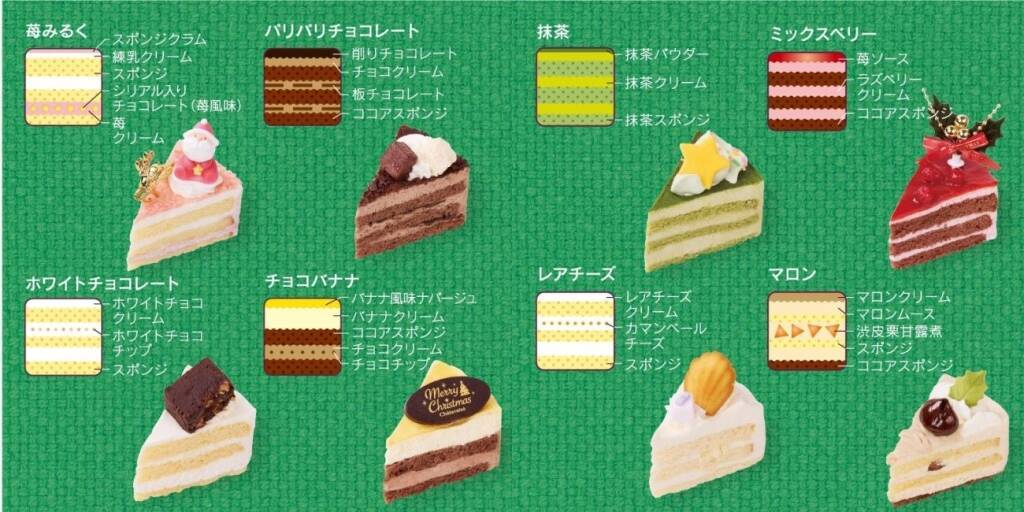 【シャトレーゼ】30種超のクリスマスケーキを販売、アイスケーキやミニケーキも展開