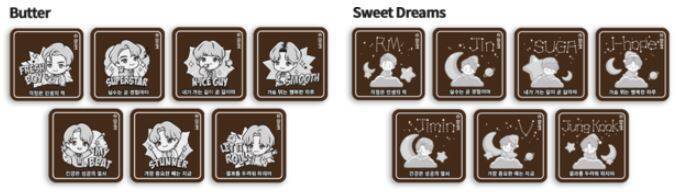 BTS「TinyTAN(タイニータン)アクリルマグネット付チョコレート」Butter・Sweet Dreams発売、2023バレンタイン特別価格、“希望と勇気のメッセージ”7人×各20種類を展開/ハネスト