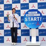 「アサヒ飲料、「三ツ矢の日」に全国8都市でイベント 生田絵梨花さんと2万3000本配布」の画像2
