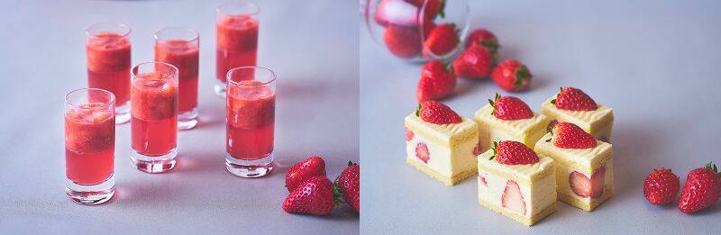 イチゴイチゴイチゴ…“イチゴ尽くし”のスイーツビュッフェ「ストロベリーにメロメロ」開催