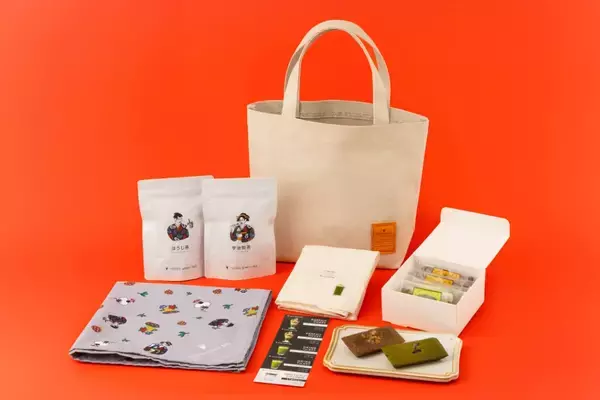 「【nana’s green tea 福袋2026】トート、風呂敷、ふきん、ティーバッグ、フィナンシェ、ドリンク･パフェチケットなど」の画像
