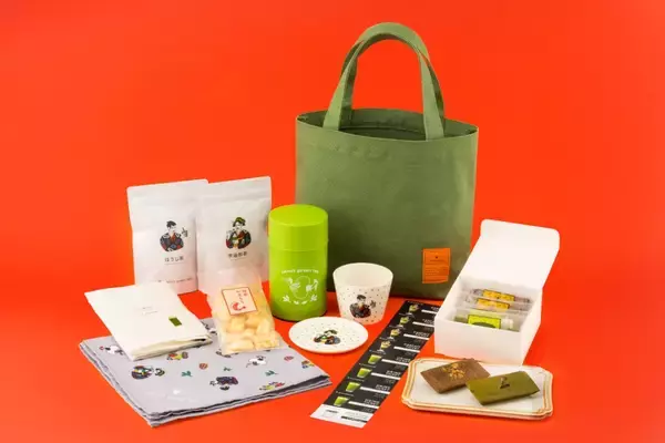 「【nana’s green tea 福袋2026】トート、風呂敷、ふきん、ティーバッグ、フィナンシェ、ドリンク･パフェチケットなど」の画像