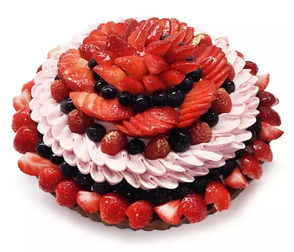 「【クリスマスフェア】いちごを使ったケーキ6種、クリスマスアップルティーが登場【カフェコムサ】」の画像