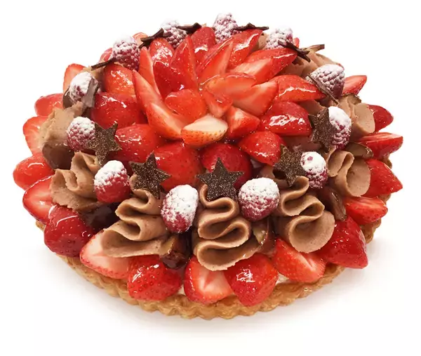 「【クリスマスフェア】いちごを使ったケーキ6種、クリスマスアップルティーが登場【カフェコムサ】」の画像