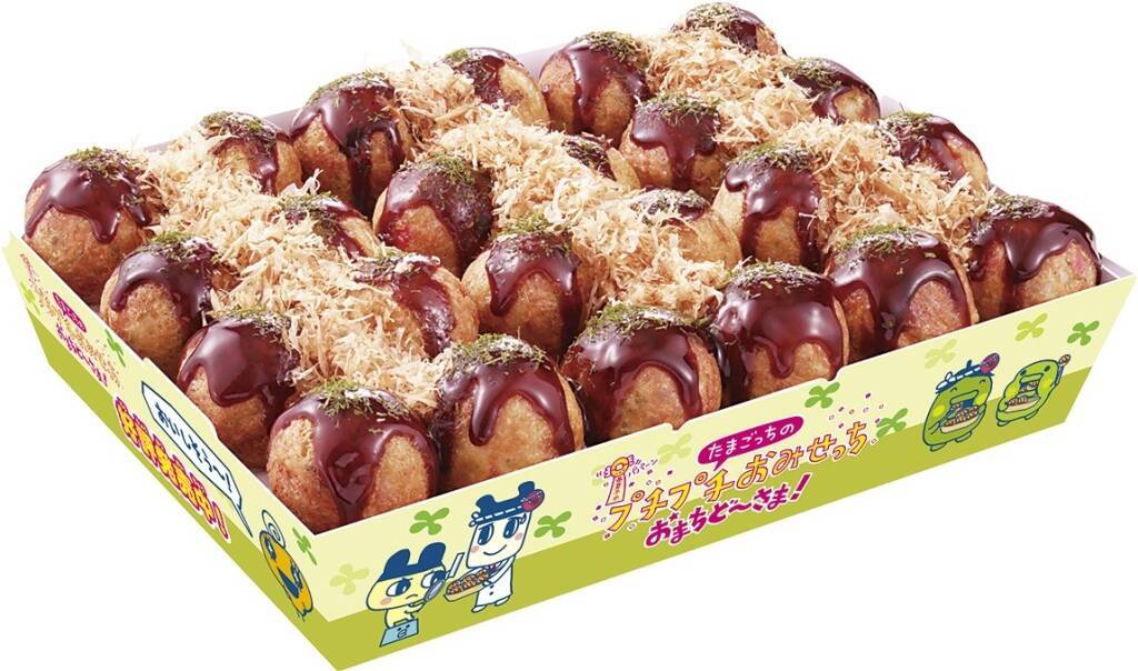 築地銀だこ×「たまごっちのプチプチおみせっち おまちど～さま!」、コラボだんらんパックの発売やオリジナルステッカーの配布を実施