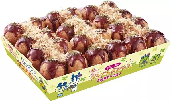 「築地銀だこ×「たまごっちのプチプチおみせっち おまちど～さま!」、コラボだんらんパックの発売やオリジナルステッカーの配布を実施」の画像