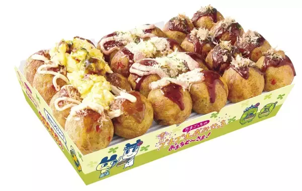 「築地銀だこ×「たまごっちのプチプチおみせっち おまちど～さま!」、コラボだんらんパックの発売やオリジナルステッカーの配布を実施」の画像