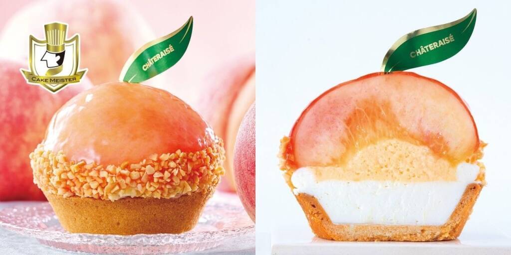 シャトレーゼ「ももフェア」開催　山梨県産“完熟桃”1/2個使用タルトなど登場、店舗で仕上げる限定ケーキも