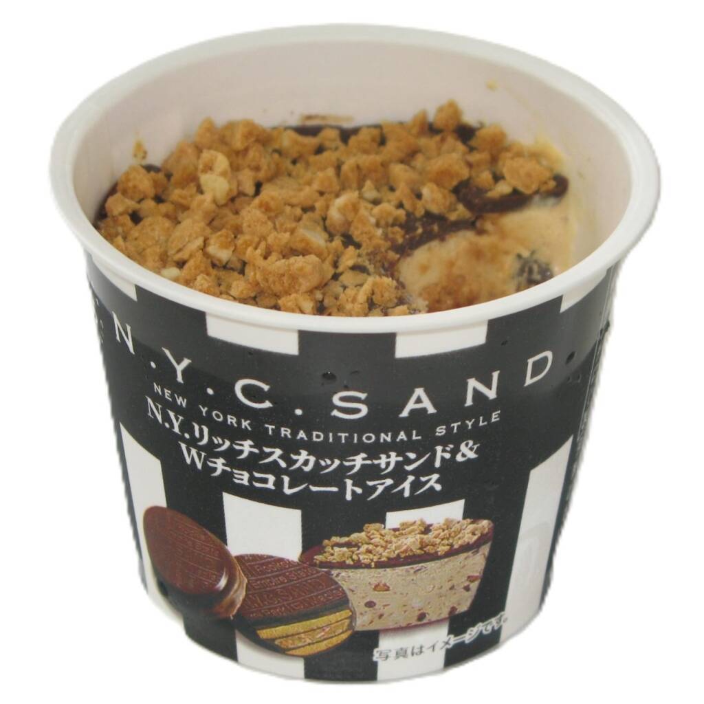 N.Y.C.SANDとのコラボアイスを数量限定で発売、ワッフルコーンとカップアイスの2品【セブン‐イレブン】