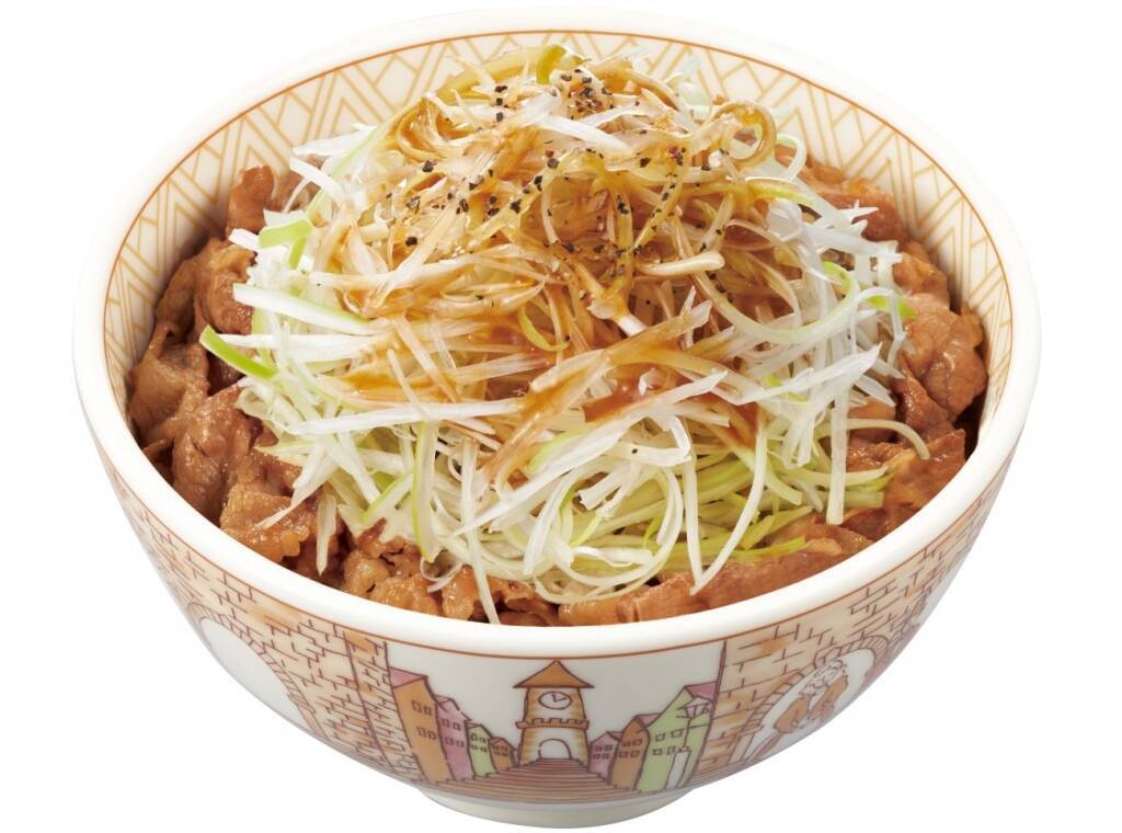 【すき家】「白髪ねぎ牛丼」と「赤だれ白髪ねぎ牛丼」今年も販売（並盛660円）、「白髪ねぎ牛すき鍋定食」も登場