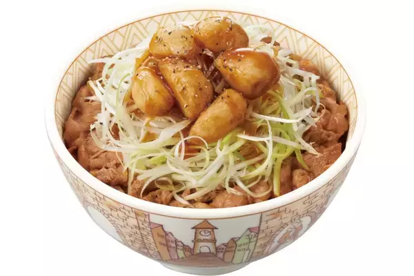 「【すき家】「白髪ねぎ牛丼」と「赤だれ白髪ねぎ牛丼」今年も販売（並盛660円）、「白髪ねぎ牛すき鍋定食」も登場」の画像