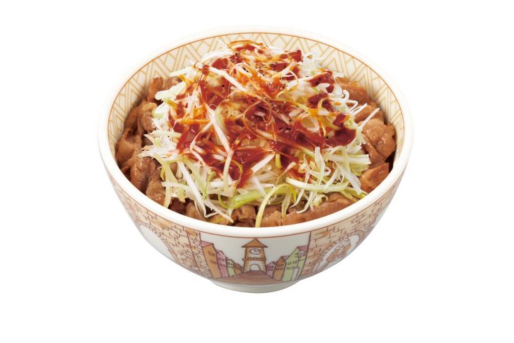 【すき家】「白髪ねぎ牛丼」と「赤だれ白髪ねぎ牛丼」今年も販売（並盛660円）、「白髪ねぎ牛すき鍋定食」も登場