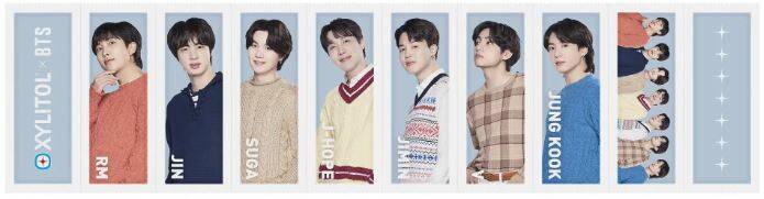 キシリトール×BTS「プレミアム缶〈スマイルソーダ〉」12月20日発売へ、缶体デザイン4種類、板ガム個包装10種類/ロッテ