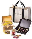 「ゴディバ「2023 ブラックフライデー ハッピーバッグ」、ボックス型トートバッグにチョコレート・クッキーなど詰めた福袋、11月17日発売」の画像3