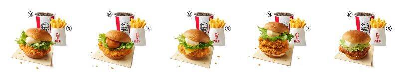 KFC「ケンタランチ」16品価格改定で40円値下げ、バーガーやツイスターにポテト･ドリンクのセット、オリジナルチキン付き「よくばりセット」も対象/ケンタッキーフライドチキン