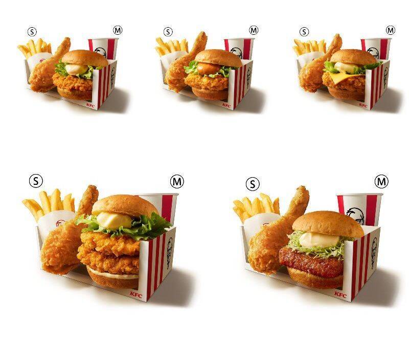 KFC「ケンタランチ」16品価格改定で40円値下げ、バーガーやツイスターにポテト･ドリンクのセット、オリジナルチキン付き「よくばりセット」も対象/ケンタッキーフライドチキン