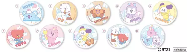 「「くら寿司」×「BT21」タイアップ、オリジナルグッズ&特別メニューが登場/10月3日～10月30日」の画像