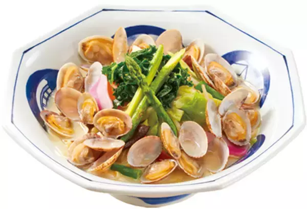 「リンガーハット 野菜8種260g使用「あさりとアスパラの鶏白湯ちゃんぽん」発売、星乃夢奈さんと開発、通常の3倍“あさり増量”も」の画像