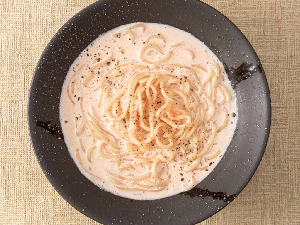 【冬季限定】“雪山”のようにチーズをトッピングした人気メニュー 今年も登場、ほか2品も販売【東京たらこスパゲティ】