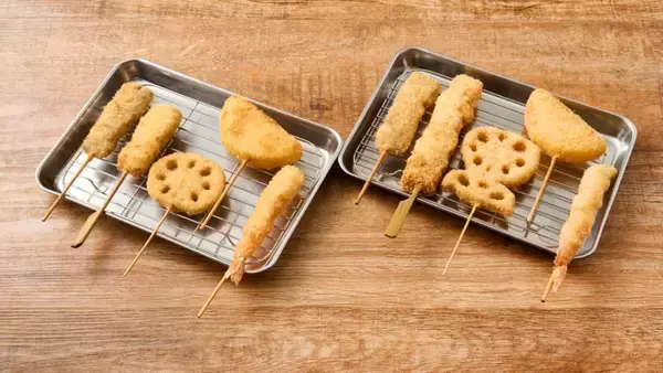 「串カツが値段そのままで「最大2倍」にデカくなる　豚もレンコンもチーズも…一品メニューまで（対象11品）　名前が「タナカ」さんは全員割引」の画像