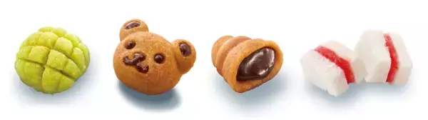 「クラシエ、本物そっくりな4種のパンを手作りできる知育菓子「たのしいパンやさん」発売　メロンパン・くまさんパンなど」の画像