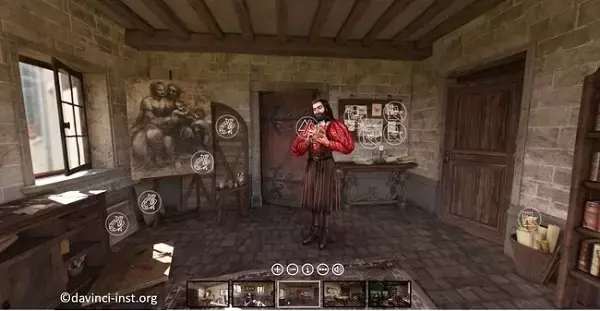 天才画家レオナルド・ダ・ヴィンチについて最速でわかる無料3DVR美術展を公開