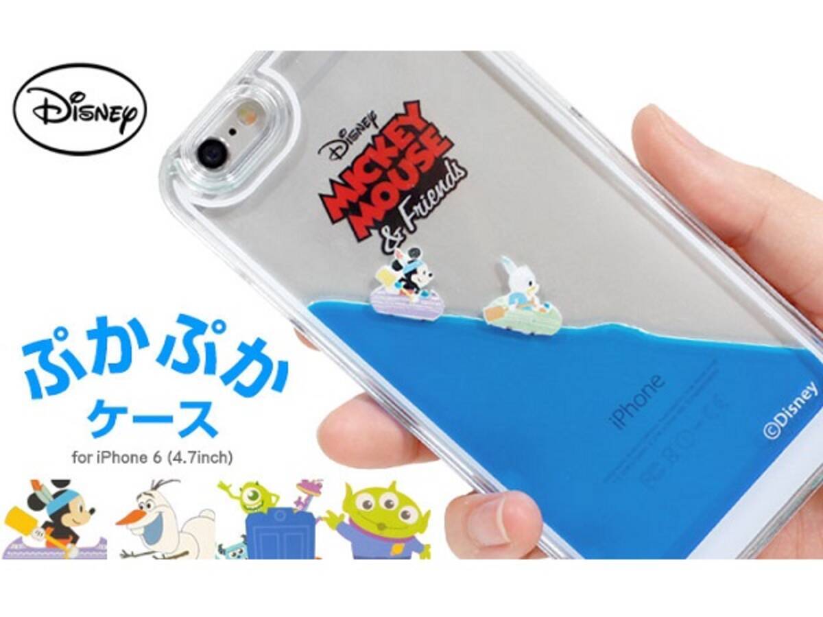 ディズニーキャラクターが波の上でぷかぷか浮かぶスマホケースがかわいい 15年5月30日 エキサイトニュース