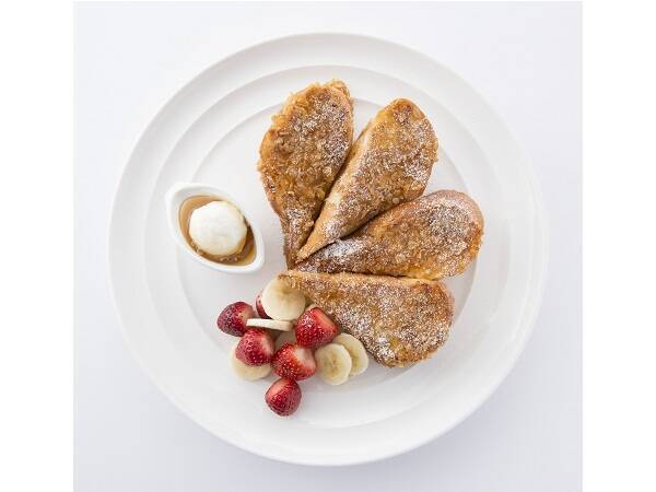 朝食4種類を一度に楽しめる「サラベス」フレンチトースト！