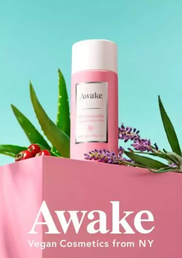 「NY発ヴィーガンブランド『Awake』からノンケミカル処方の日焼け止めが登場」の画像