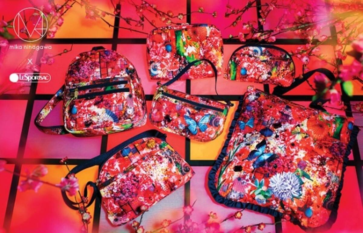 LeSportsac」×「M / mika ninagawa」第3弾！幻想的なバッグ＆ポーチ 