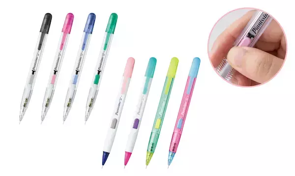 90年代にヒットしたサイドノック式シャープペン「ピアニッシモ」が限定復刻