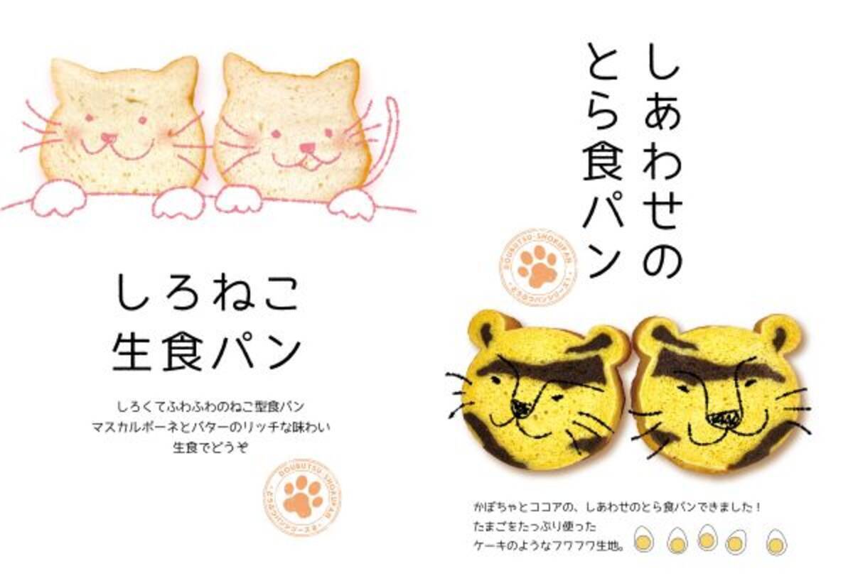 可愛くてふわふわ しろねこ生食パン しあわせのとら食パン 限定販売中 年12月11日 エキサイトニュース