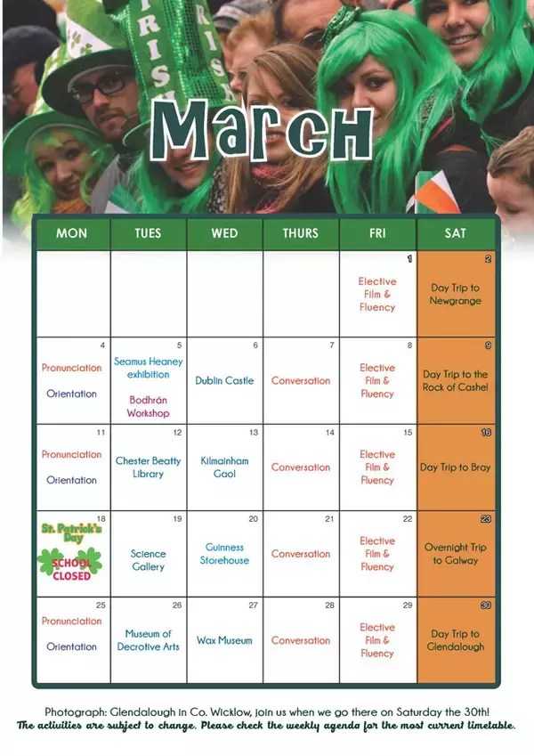 「ダブリンで語学留学ならここ！Atlas Language School学校紹介（レッスン・アクティビティ編）」の画像