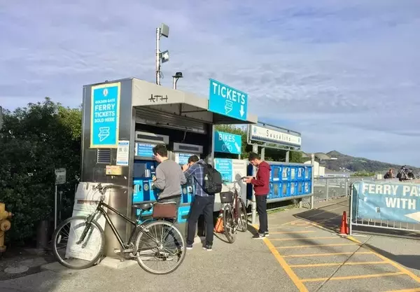 「サウサリート行き バスとフェリーでプチ旅気分になりました」の画像