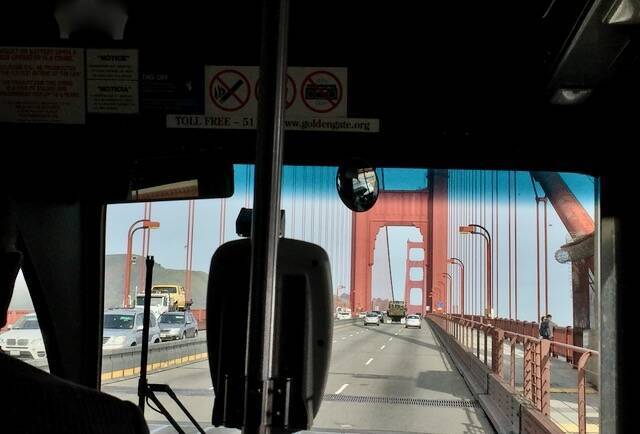 サウサリート行き バスとフェリーでプチ旅気分になりました