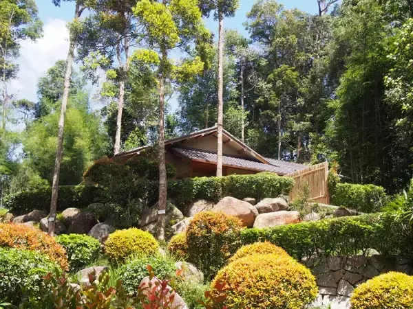 「熱帯雨林地帯マレーシアにある高度1000mにある世界初の日本庭園」の画像